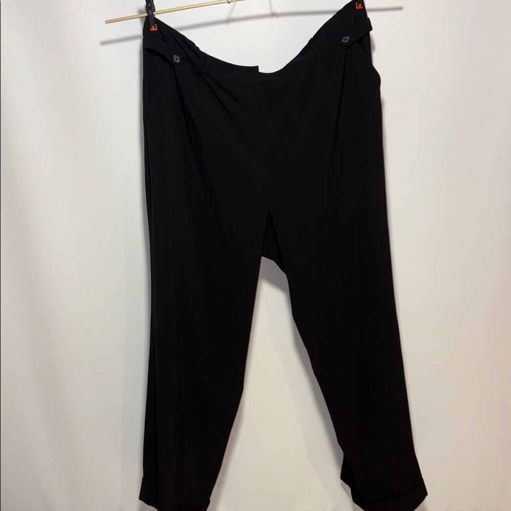 Larry Levine Black Stretch Dress Pants